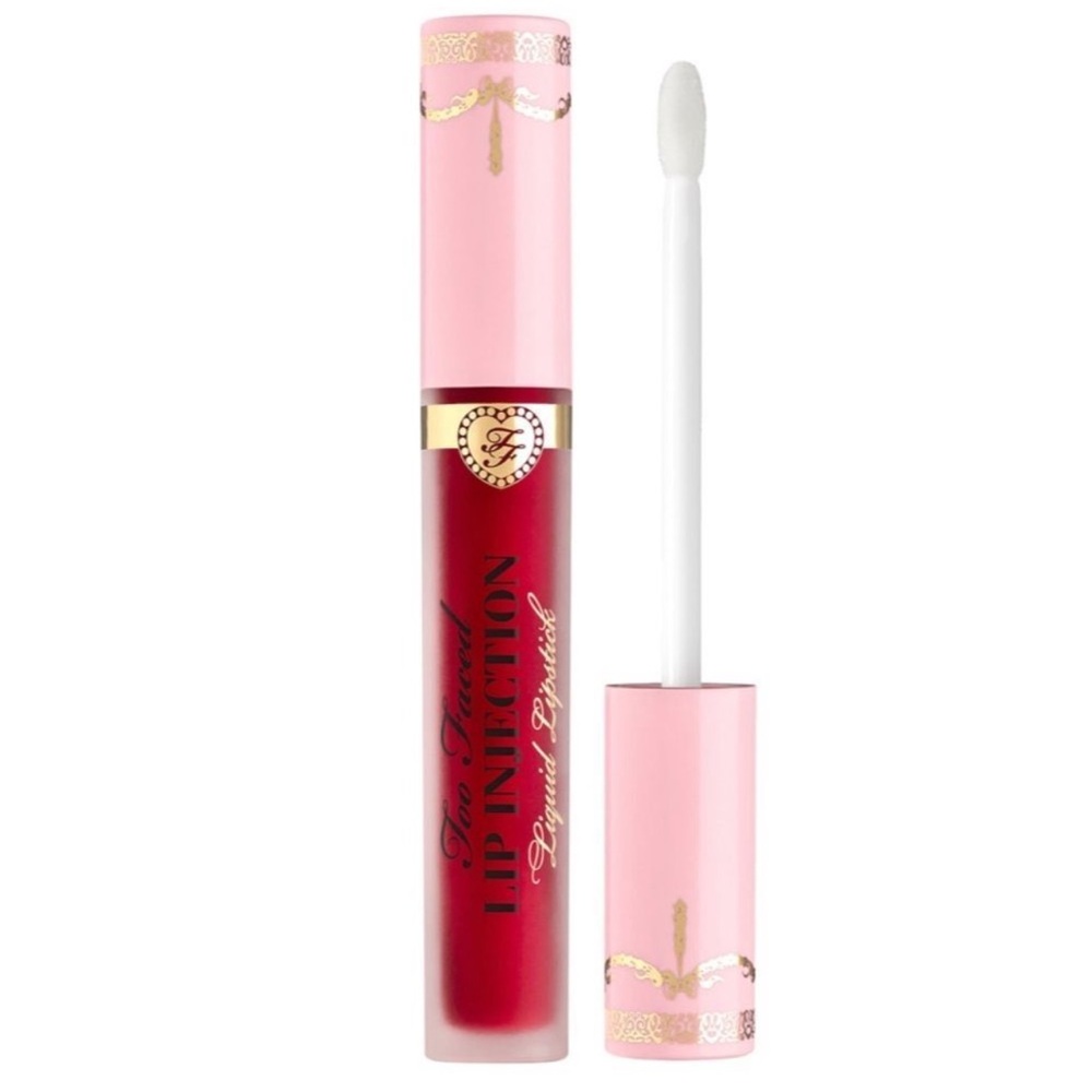 New! TOO FACED Lip Injection Plumping Cream Liquid Lipstick Color Infatuated